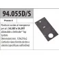 MOTTURA 94.055 PIASTRA AL MANGANESE PER SERRATURE MOTTURA SERIE 54 MOTTURA 94.055 PIASTRA AL MANGANESE PER SERRATURE MOTTURA SERIE 54