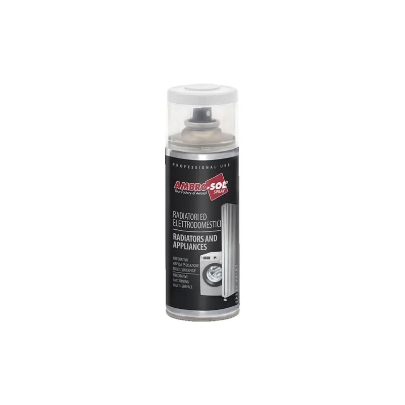 SMALTO SPRAY PER RADIATORI BIANCO PURO AMBRO-SOL 400 ML