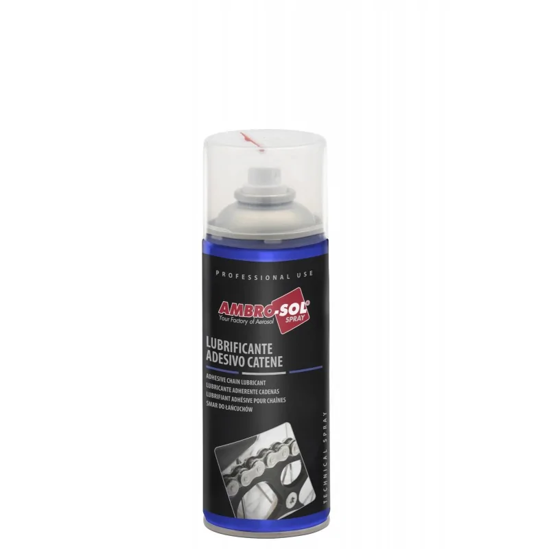 LUBRIFICANTE ADESIVO CATENE SPRAY AMBRO-SOL 400 ML LUBRIFICANTE ADESIVO CATENE SPRAY AMBRO-SOL 400 ML