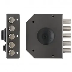 RIM SIDE LOCK WITH INSIDE KNOB WITHOUT LATCH TECO T1250