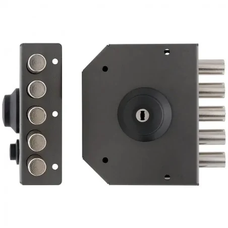 RIM SIDE LOCK WITH DOUBLE CYLINDER WITHOUT LATCH TECO T1270