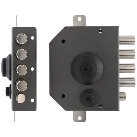 THREE-POINT RIM LOCK WITH INSIDE KNOB AND LATCH TECO T1460