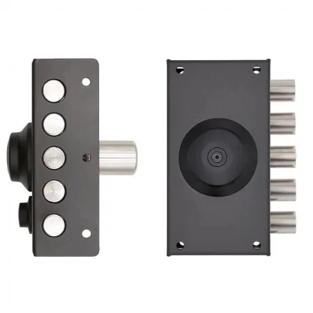 NARROW RIM SIDE LOCK WITH INSIDE KNOB WITHOUT LATCH TECO T1750