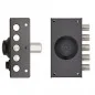 NARROW RIM SIDE LOCK WITH INSIDE KNOB WITHOUT LATCH TECO T1750