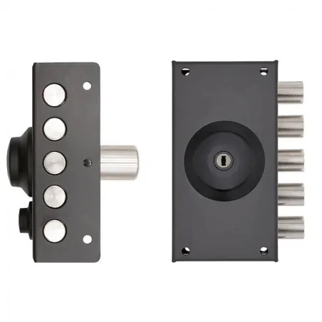 NARROW RIM SIDE LOCK WITH DOUBLE CYLINDER WITHOUT LATCH TECO T1770