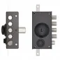 NARROW THREE-POINT RIM LOCK WITH LATCH TECO T1910