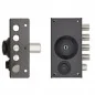 NARROW RIM SIDE LOCK WITH DOUBLE CYLINDER AND LATCH TECO T1780