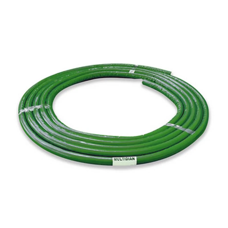 TUBO MULTISTRATO COIBENTATO VERDE DIANHYDRO ROTOLO 10 MT 