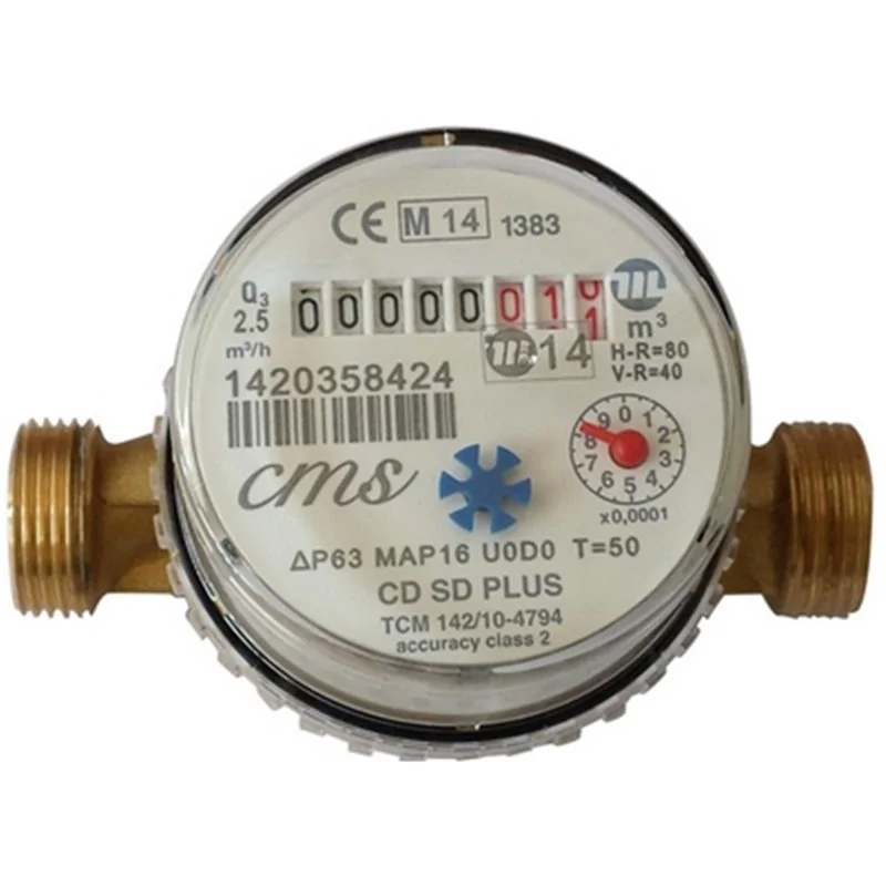 CONTATORE ACQUA CALDA ASCIUTTO SUPER DRY CMS 