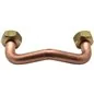 TUBO RAME CON 2 CALOTTE PER GALLEGGIANTE DEBOR