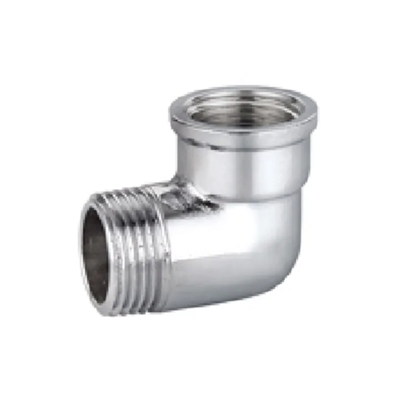 GOMITO CORTO MF OTTONE CROMATO BANNINGER