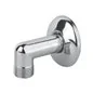 CURVETTA DOCCIA MM CON ROSONE OTTONE CROMATO CAVALLETTO