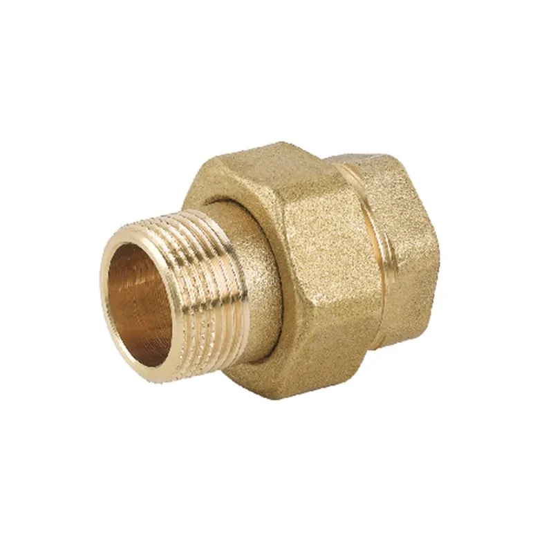 RACCORDO 3 PZ DIRITTO CON O-RING OTTONE GIALLO CAVALLETTO
