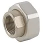 RACCORDO 2 PZ PER POMPA CON GUARNIZIONE OTTONE NICHELATO FF CAVALLETTO