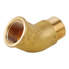 GOMITO 45° OTTONE GIALLO MF CAVALLETTO