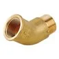 GOMITO 45° OTTONE GIALLO MF CAVALLETTO