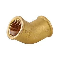 GOMITO 45° OTTONE GIALLO MF CAVALLETTO