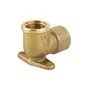 GOMITO CON FLANGIA OTTONE GIALLO FF CAVALLETTO