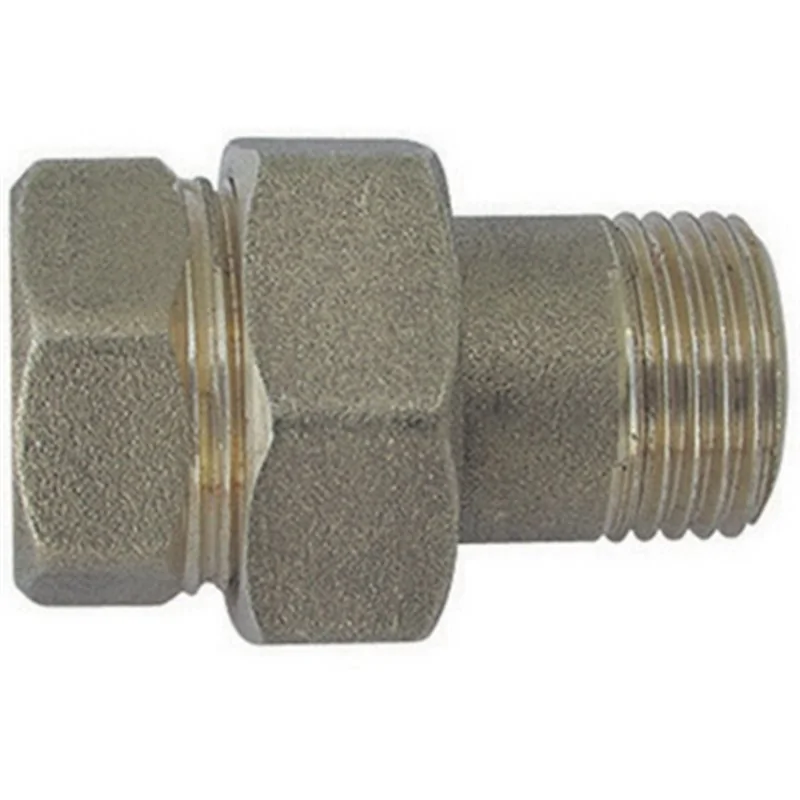 RACCORDO A 3 PEZZI DIRITTO OTTONE GIALLO TIEMME