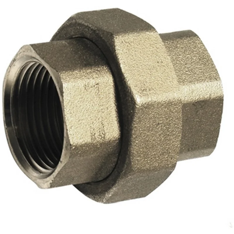 RACCORDO A 3 PEZZI DIRITTO OTTONE GIALLO TIEMME