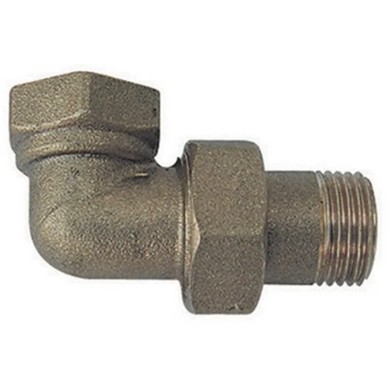 RACCORDO A 3 PEZZI CURVO OTTONE GIALLO TIEMME