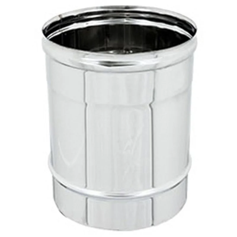 CANNA FUMARIA MONOPARETE INOX 304 MT 0.25