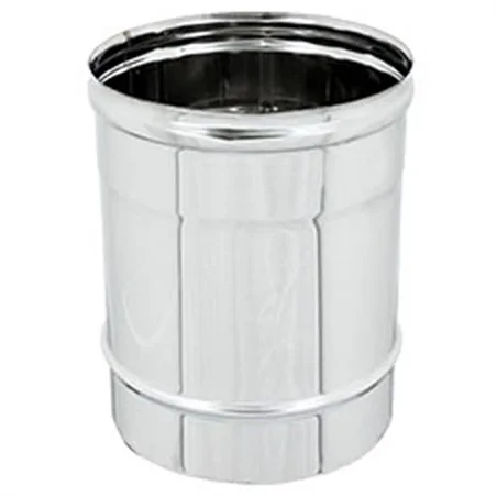 CANNA FUMARIA MONOPARETE INOX 304 MT 0.25