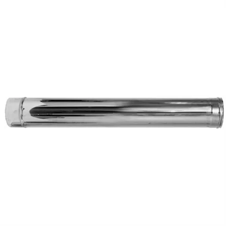 CANNA FUMARIA MONOPARETE INOX 304 MT 1,0