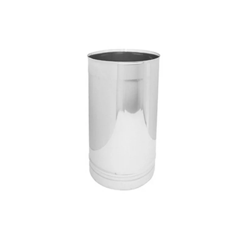CANNA FUMARIA MONOPARETE INOX 316L MT 0.50