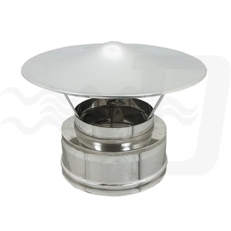 CAPPELLO CINESE DOPPIA PARETE INOX 316L
