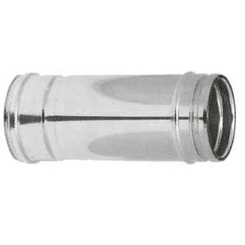 CANNA FUMARIA MONOPARETE TELESCOPICA CM 30-45 INOX 304L