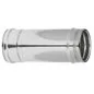 CANNA FUMARIA MONOPARETE TELESCOPICA CM 30-45 INOX 304L