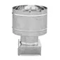 FUMAIOLO 4 VENTI BASE QUADRA ACCIAIO INOX 304L