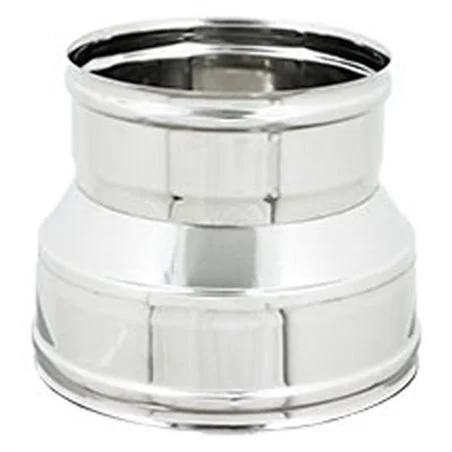 MANICOTTO RIDOTTO MONOPARETE FF ACCIAIO INOX 304L