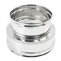 RACCORDO DOPPIA PARETE-MONOPARETE ACCIAIO INOX 316/304L