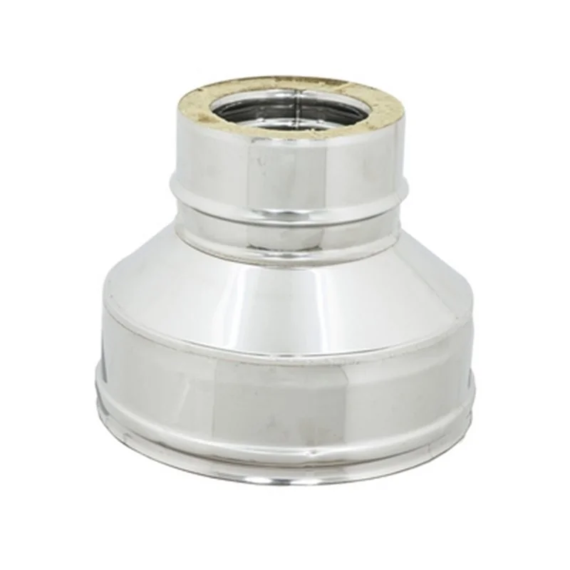 RIDUZIONE DOPPIA PARETE ACCIAIO INOX 316/304L