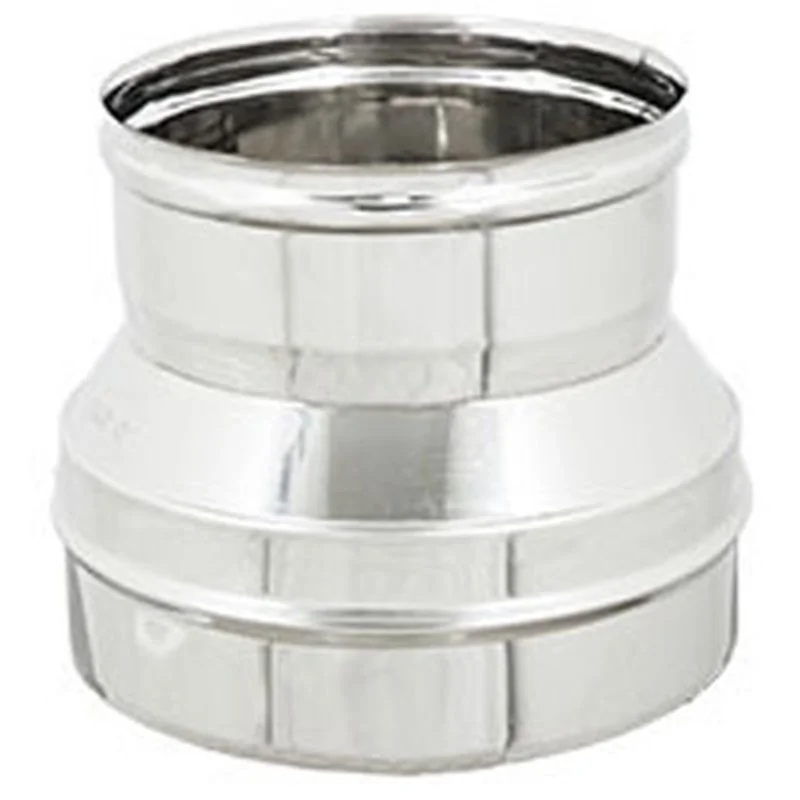 RIDUZIONE MONOPARETE PER CANNE FUMARIE ACCIAIO INOX 304L