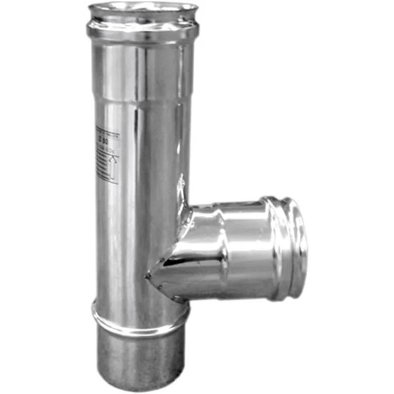 T MONOPARETE FFM PER CANNE FUMARIE INOX 304L
