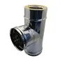 T DOPPIA PARETE FFM PER CANNE FUMARIE IN ACCIAIO INOX 316L