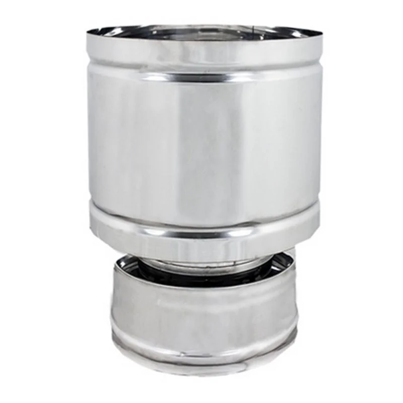 TERMINALE ANTIVENTO A BOTTE ACCIAIO INOX 304L