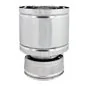 TERMINALE ANTIVENTO A BOTTE ACCIAIO INOX 304L