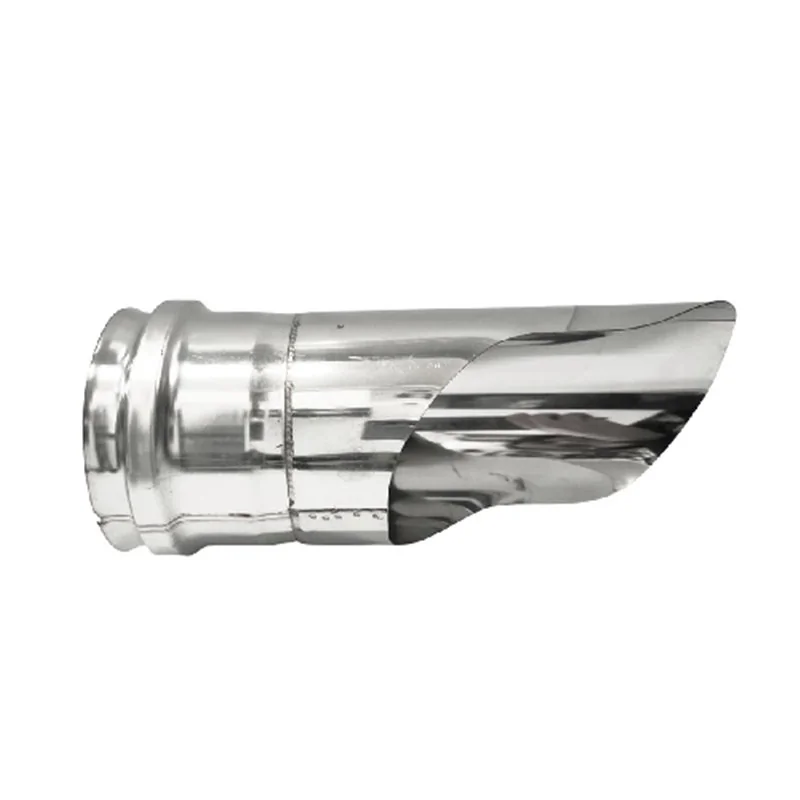 TERMINALE ANTIPIOGGIA DRITTO ACCIAIO INOX 304L