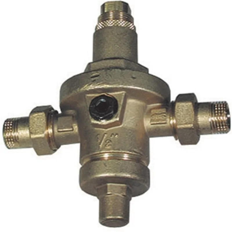RIDUTTORE DI PRESSIONE CON BOCCHETTONI MM PN 40 OR