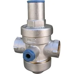 RIDUTTORE DI PRESSIONE A PISTONE PN25 FF CON SEDE IN ACCIAIO INOX OR