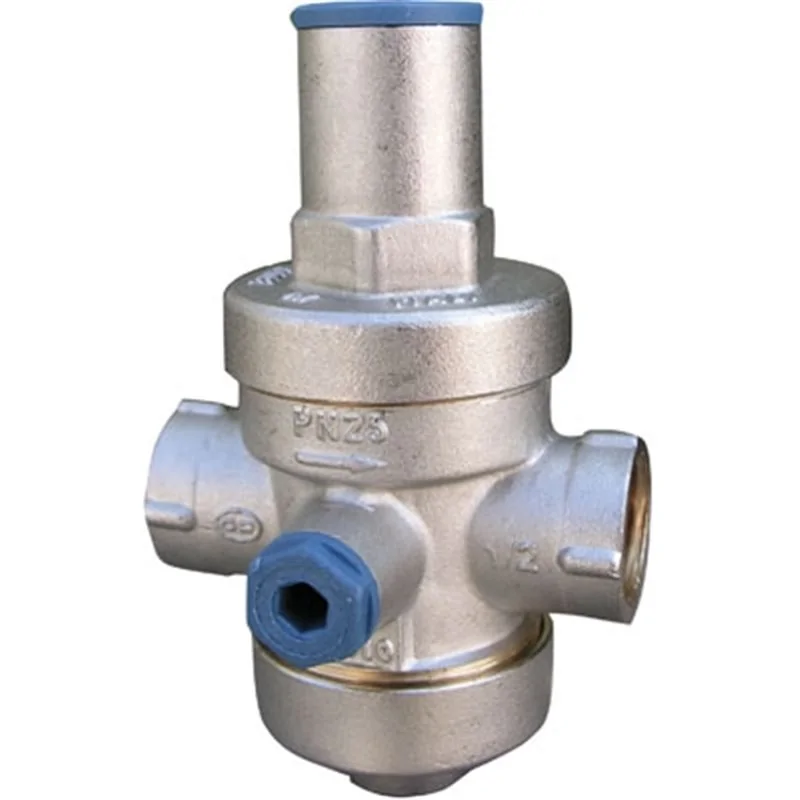 RIDUTTORE DI PRESSIONE A PISTONE PN25 FF CON SEDE IN ACCIAIO INOX OR