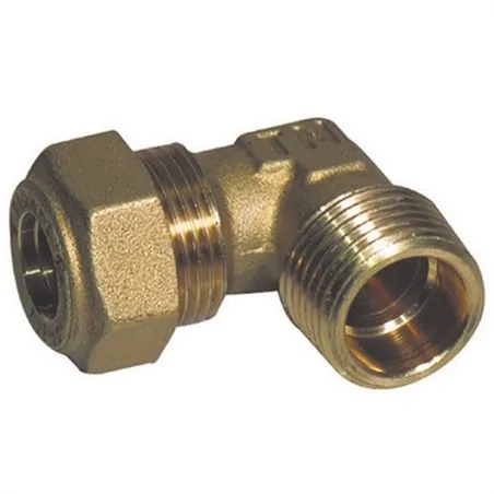 GOMITO O-RING PER GAS FILETTATO MASCHIO TIEMME