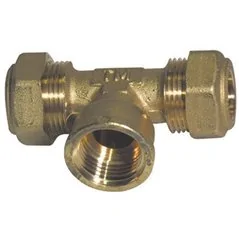 TEE O-RING FILETTATO FEMMINA PER GAS TIEMME