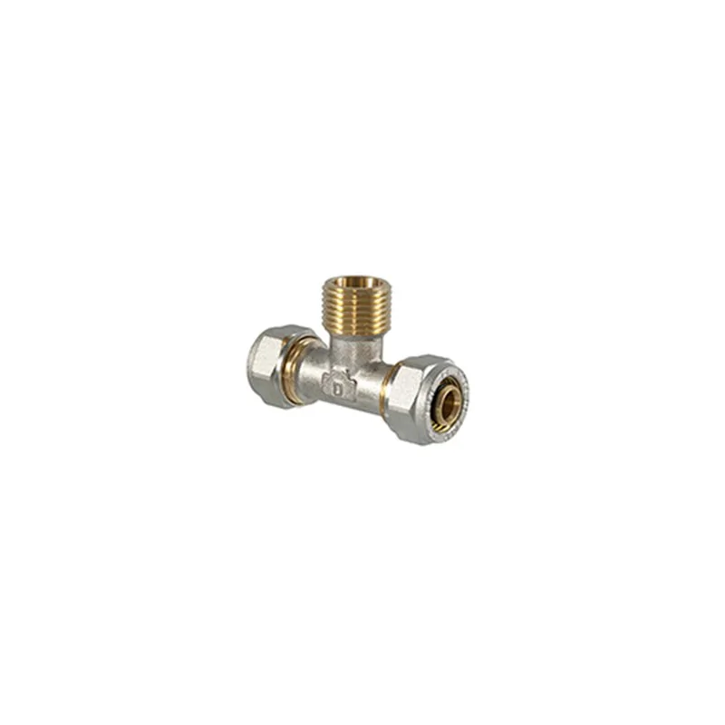 TDM MALE TEE COMPRESSION FITTING FOR MULTILAYER PIPE TDM MALE TEE COMPRESSION FITTING FOR MULTILAYER PIPE