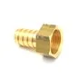 RACCORDO PORTAGOMMA PER GAS METANO OTTONE FILETTATO FEMMINA