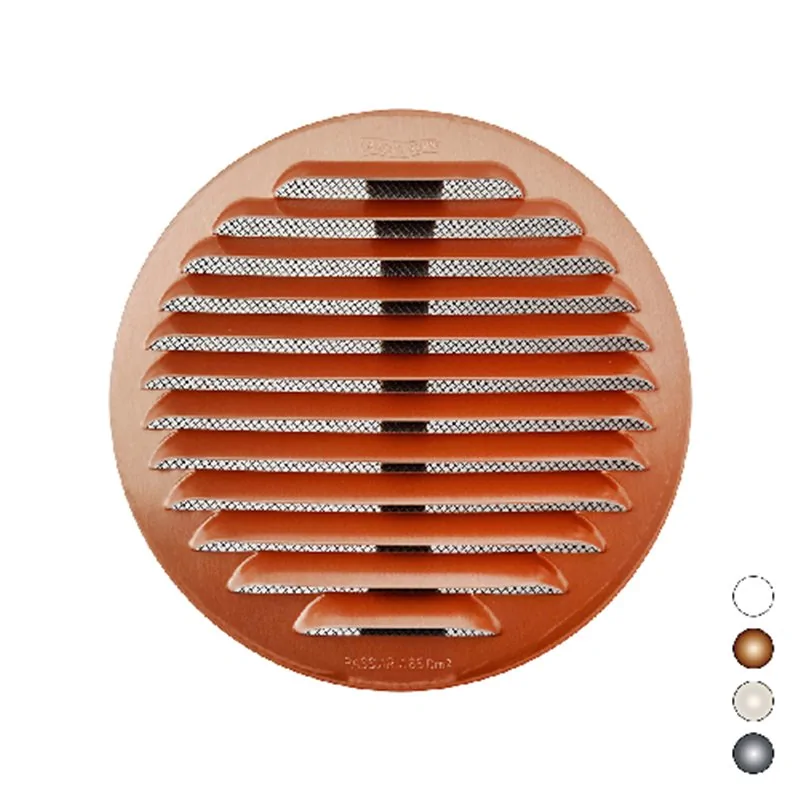 GRIGLIA TONDA IN METALLO CON MOLLE E RETE Ø125-160 MM